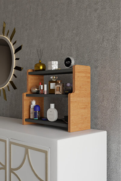 alpaevmobilya 3 Katlı Çok Amaçlı Organizer Raf - Makyaj, Banyo, Tezgah ve Mas...