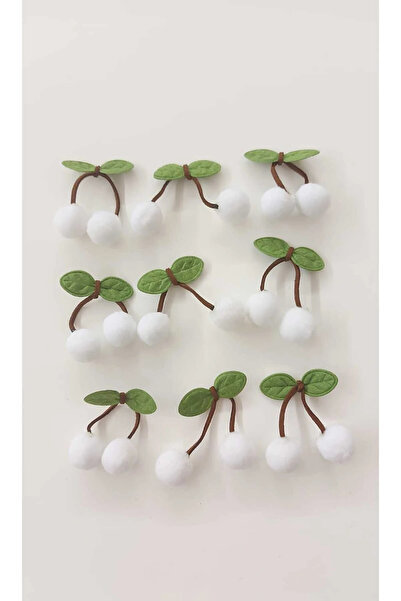 BİGÜMEX Șosete White Cherry, Bandă și împodobire pachet 5 buc