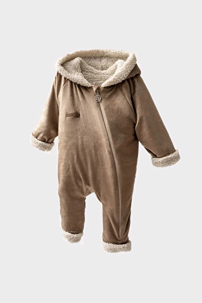 BABY FRESCO Welsoft Velvet Jumpsuit Coat - Kids