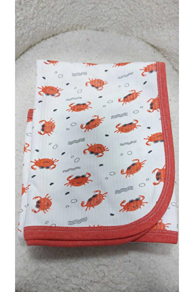 BİGÜMEX Ribbed Patterned Single Layer Baby Swaddle Blanket
