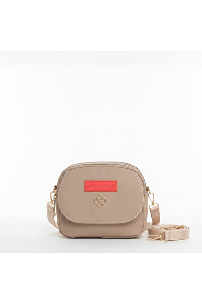 Baghashtag حقيبة جلدية مقاومة للماء مكونة من 3 أقسام مع غطاء كريمي