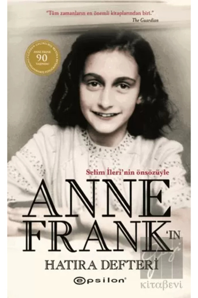 Epsilon Yayınevi Anne Frankın Hatıra Defteri + Okuma Sticker'ları