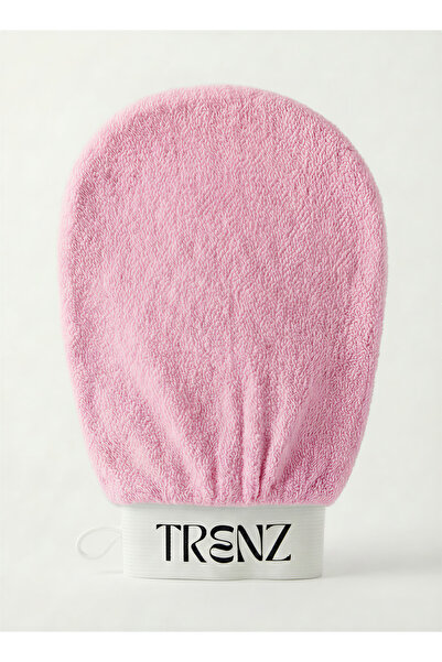 TRENZ ليفة تنظيف البشرة وتقشير الجلد، قفاز استحمام من الفيسكوز لعمل الحمام ال...