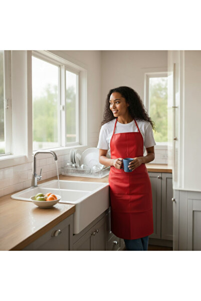 Dinçer Atakan İş Elbiseleri Waterproof Hanging Dishwashing Apron