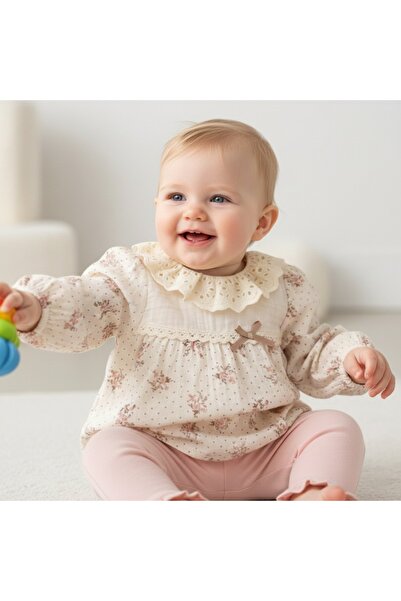 minicayzen ميني كايزن للبنات من عمر 6-9-12 شهرًا مع زهور