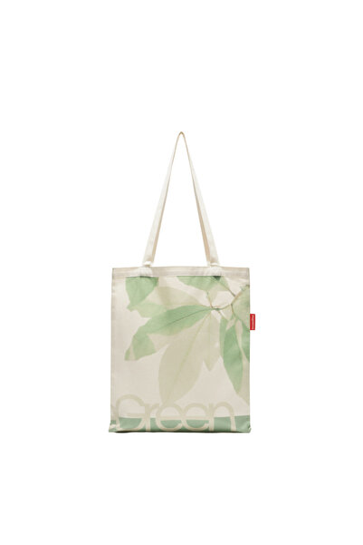 Baghashtag Save Green Printed Cloth Bag