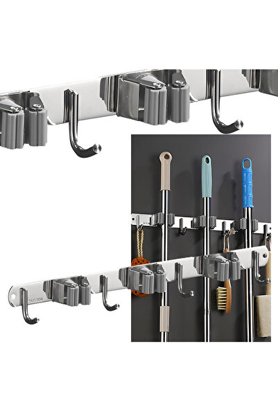 Rabelix Online Marketing Paslanmaz Çelik Üç Kancalı Çift Klipsli Askılık Pasp...