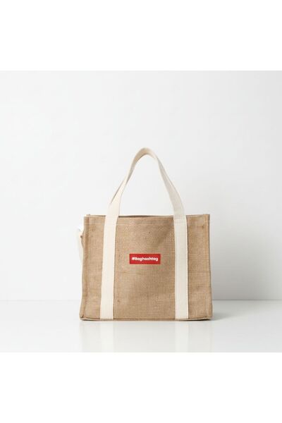 Baghashtag Jute Tote Bag