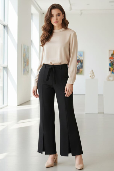 Neva Style بنطلون حجاب أسود 1082S