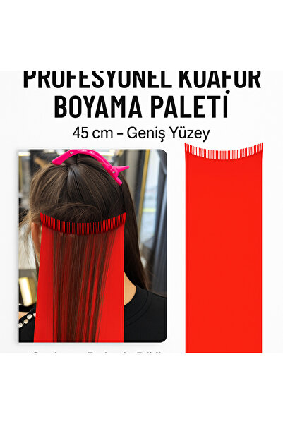 SİMİN KOZMETİK Profosyonel Ombre Balyaj Sombre Röfle Ayırma Tarağı - Boyama P...