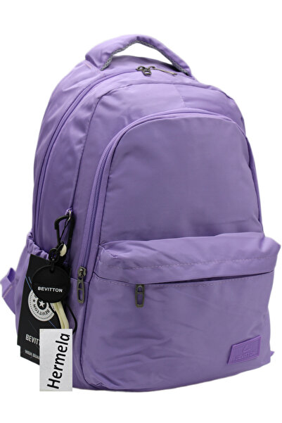 Harmela 34100 Model Lilac School Backpack - Water Resistant Casual Daypack