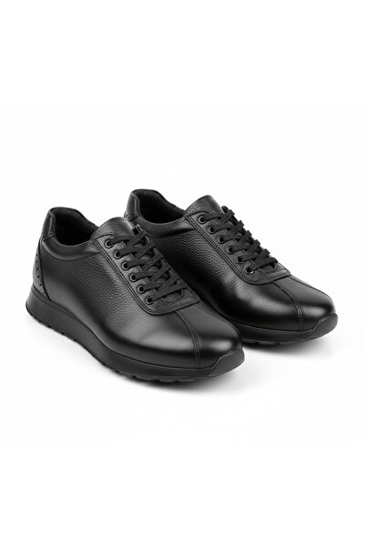 Genuine Leather Casual Black Shoes