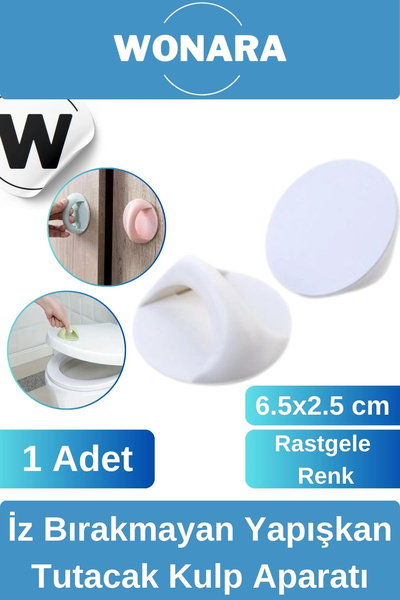 Wonara Çok Amaçlı İz Bırakmayan Yapışkan Tutacak Kapı Dolap Cam Fayans Ahşap ...