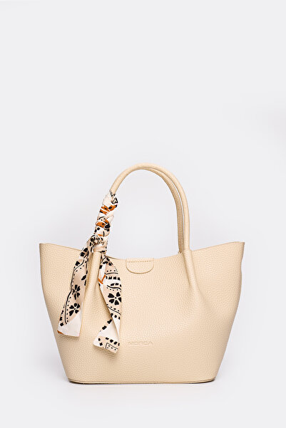 MORCA Жіноча сумка з довгими ручками, бежева