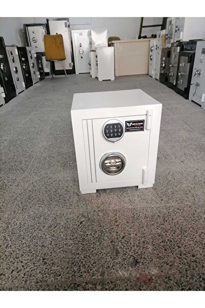 HG ÇELİK Şifreli Para Kasası 42 Cm Beyaz