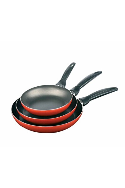 Mehtap 3'lü Tava Seti 18+22+26 Cm Günlük Kullanım Tavası