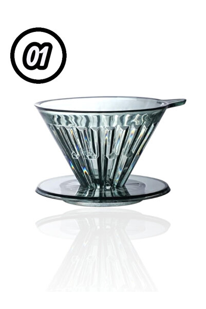 Timemore قمع ترشيح القهوة V60 كرستال تايمور