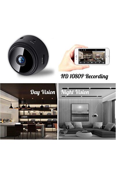 machine Mini Kamera Wifi Kablosuz Izleme Güvenlik Koruma Uzaktan Kontrol Ubt ...