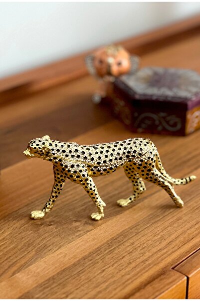 Miamantra Taşlı Leopar Mücevherlik / Dekoratif Biblo