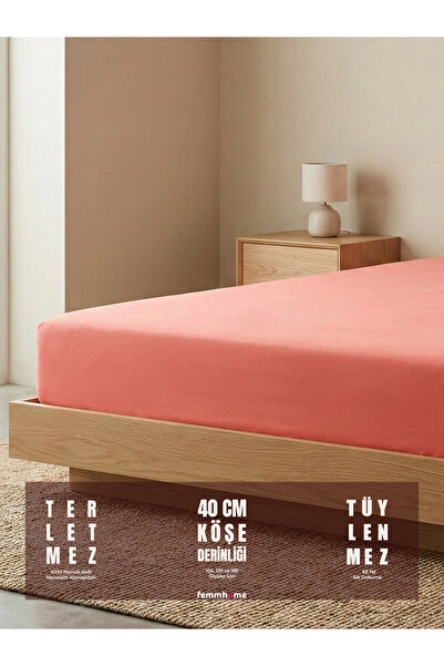 femmhome Fitted Sheet |   100% Cotton |   Akfil |   62 Wire Weaving |   Flat&...