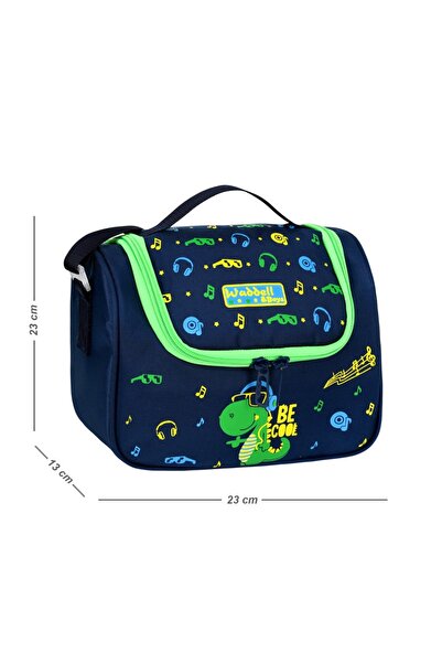 GİZA Cutie termică pentru prânz cu model de dinozaur cu licență Waddell