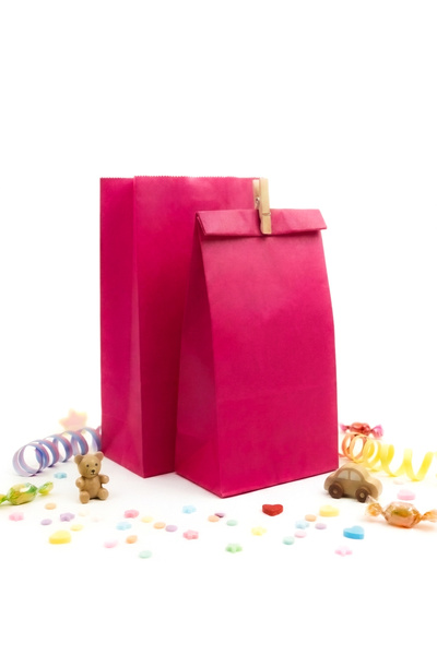 repro design 15x29x8 εκ. Φούξια Χρώμα Χαρτί Πουγκί 10 Τεμάχια, Τσάντα δώρου, ...