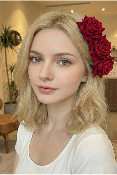 Massaltay 2 darab bársonyrózsa csat – elegáns és stílusos, mindennapi és külö...