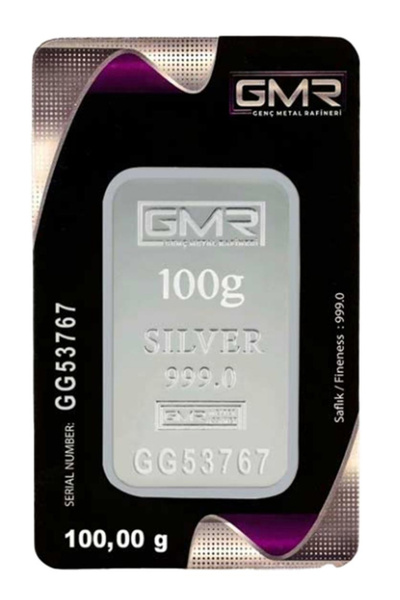 Nadir Gold 24 Ayar 100 Gr Gümüş Külçe