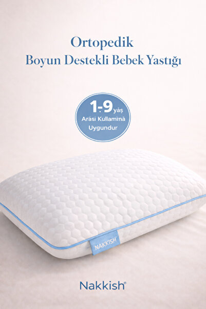Nakkısh ORTOPEDİK BEBEK YASTIĞI MAVİ