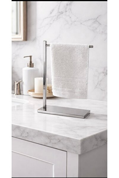 DMR HOME Stainless Steel Countertop Towel Rack – Modern Bathroom & Kitchen To...