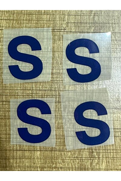 Gönülden Tasarım 4 komada tamnoplavog emblema sa slovima za glačanje 4x3 cm R