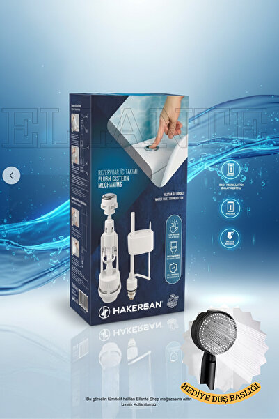 ellante A Kalite Rezervuar Basmalı İç Takım Klozet Sifon Iç Takımı