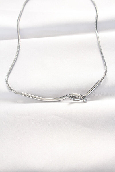 shopwave 316L Steel Silver Color Necklace