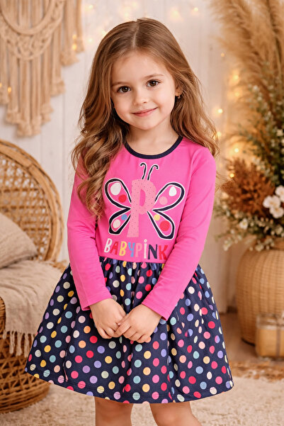 esmababykids Kız Elbisesi Puantiyeli