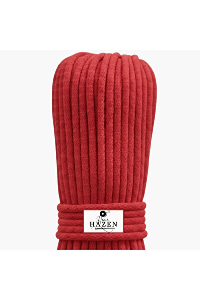 Hazen Home Kordon Ip Pamuklu 4-5 Mm 500 gram / 45-50 M Sepet, Supla, Çanta Ya...
