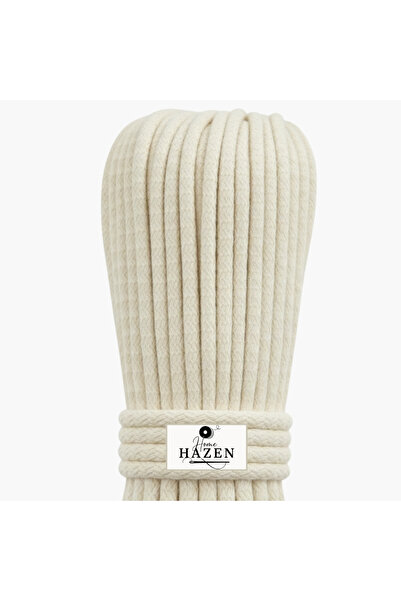 Hazen Home Kordon Ip Pamuklu 4-5 Mm 500 gram / 45-50 M Sepet, Supla, Çanta Ya...