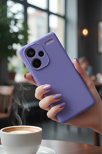 Hatreds Xiaomi Redmi Note 13 Pro Plus 5G İçin Uyumlu İçi Kadife Sıvı Silikon ...