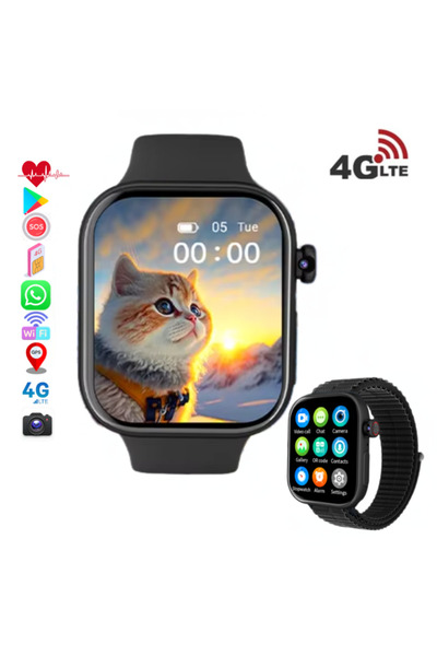 MAUEX S10 PRO Ceas Smartwatch Copii 4G GPS WiFi Apel Video AMOLED 2GB RAM 16G...