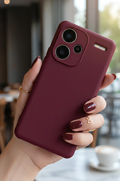 Hatreds Xiaomi Redmi Note 13 Pro Plus 5G İçin Uyumlu İçi Kadife Sıvı Silikon ...