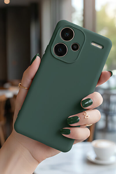 Hatreds Xiaomi Redmi Note 13 Pro Plus 5G İçin Uyumlu İçi Kadife Sıvı Silikon ...