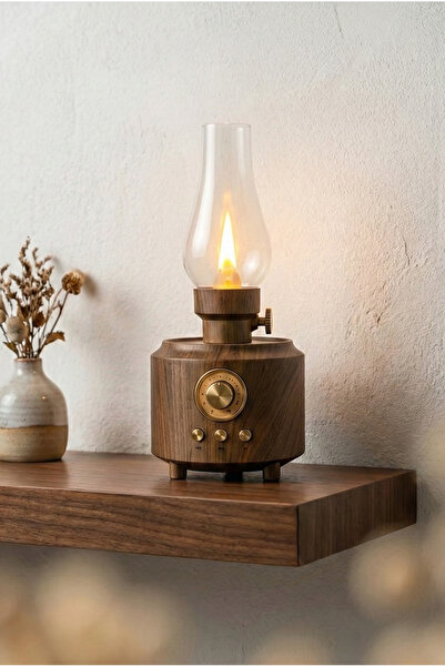 peakaks Nostaljik Gece Lambası Bluetooth Hoparlör Radyolu Usb Aux Micro Giriş...