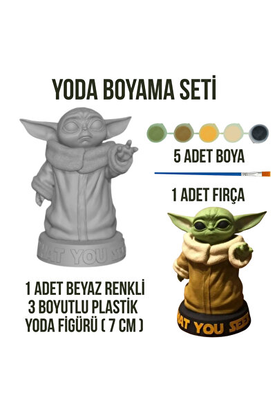 Vera Baby Yoda Boyama Seti 3D