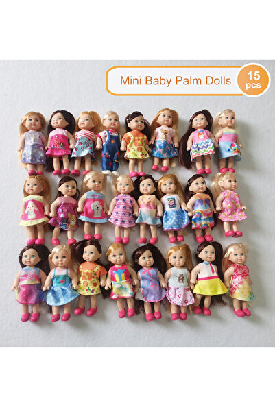 Choice <15 سم hhD-Different-5 قطع مجموعة متعددة الأنماط مع دمى نخيل صغيرة اخت...