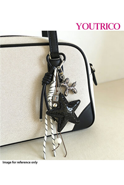 Youtrico سحر جلدية دوپامين ملون، حقيبة يد مصنوعة يدوياً، سلسلة مفاتيح، إكسسوا...