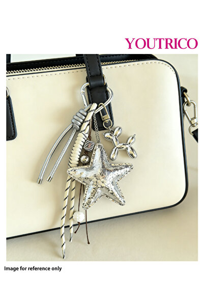 Youtrico سحر جلدية دوپامين ملون، حقيبة يد مصنوعة يدوياً، سلسلة مفاتيح، إكسسوا...