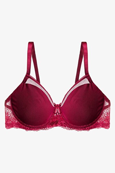 koza iç giyim New Year's Themed Women's Tulle Detailed Non-Padded Recovery Mi...