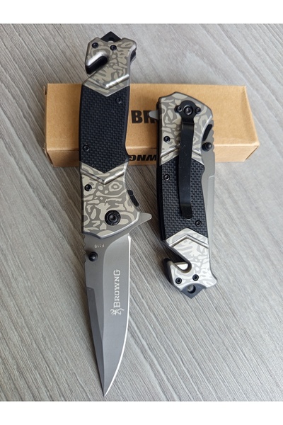 Browning SALGARO BROWİNG 21 Cm 9 Cm Kesici Bölümü Üstün Tasarım I Çakı Bıçak