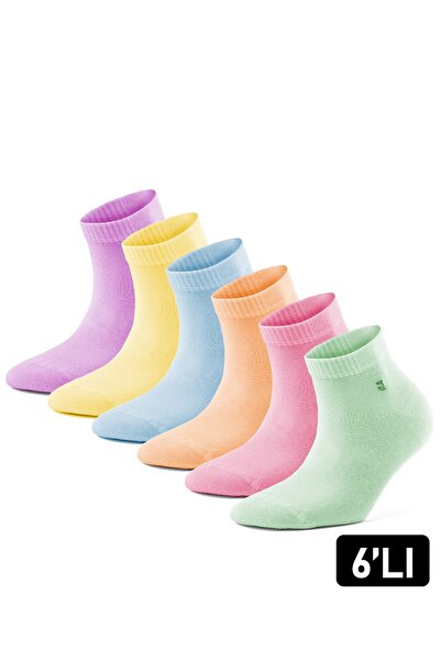 Just inner جوارب صيفية نسائية مكونة من 6 قطع (بامبو)