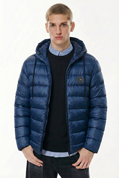 D1fference Men's Navy Blue Water and Wind Resistant Bird Fiber Filled Sports ...