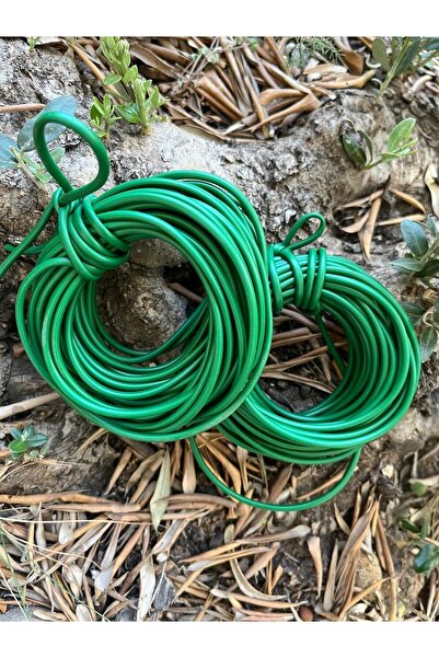 Aymen Çiçekçilik 2 Adet Fidan Bağlama İpi 10 Metre - 3 mm (Toplam 20 Metre) S...
